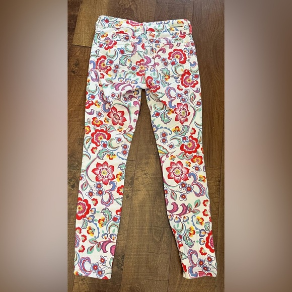 Anthropologie pilcro & the letterpress multicolored floral jeans 25 waist - Picture 4 of 6